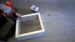 How To Make A Screen Box For Rockhounding [upl. by Leirza]