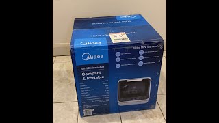 MIDEA second generation benchtop dishwasher unboxing and review [upl. by Pandich]