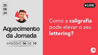 Como a caligrafia pode elevar o seu lettering caligrafiamoderna Lettering AprendizadoCriativo [upl. by Roht]