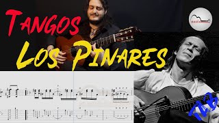 paco de lucia  Los Pinares Tangos guitar tab tutorialLucianoGhosn [upl. by Abbotsen]