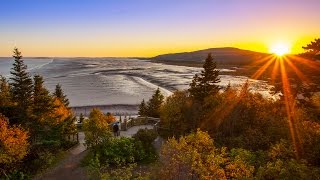 Daniels Flats Lookout Hopewell Rocks NB [upl. by Perri]