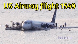 Flight 1549 Radar Simulation US Airways Hudson Crash PASSUR [upl. by Ellebanna]