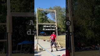 WWRII bag toss event motivation strongman strongmancompetition [upl. by Ney]