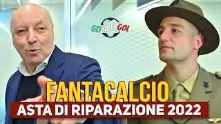 FANTACALCIO  LASTA di RIPARAZONE 2022 [upl. by Enitsuga549]