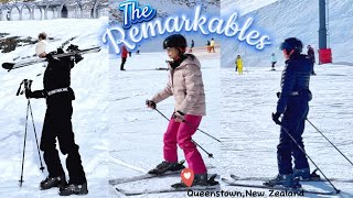 Her FIRST TIME Skiing  The Remarkables Queenstown New Zealand  Core Memory [upl. by Faubion]