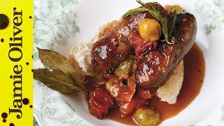 Oven Baked Sausage Ragu  Jamie Oliver [upl. by Gildus947]