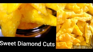 Sweet Diamond CutsEvening Snack Recipe [upl. by Terryn]