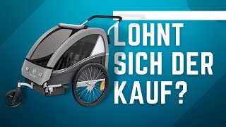 KESSER SportRX 2 Kinderanhänger ► Fahrradanhänger SportRX 2 in 1 mit Joggerfunktion im Test [upl. by Kelam596]