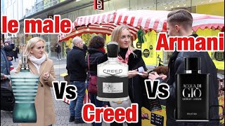 Acqua di Gio Profumo vs Creed Aventus vs Jean Paul Gaultier le male  fragrance test [upl. by Haon433]