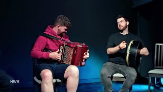 Polkas Paul McClure 2 bodhrán amp Cormac O hAlmhain on accordion  Craiceann Bodhrán Festival 2024 [upl. by Hsara822]