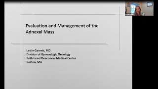 Evaluation and Management of the Adnexal Mass [upl. by Dnalrah227]