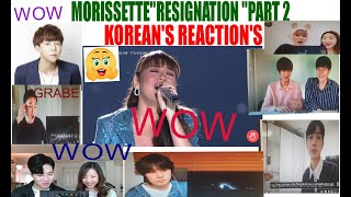 KOREAN REACTIONS ON MORISSETTE RESIGNATION MULTI LANGUAGE quotPART 2quot [upl. by Boarer]