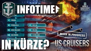 US KREUZER mit 075  World of Warships  Info Deutsch 60fps [upl. by Casilde]