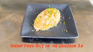 Shrimp Fried Rice on the GridIron 36 campchef [upl. by Savina]