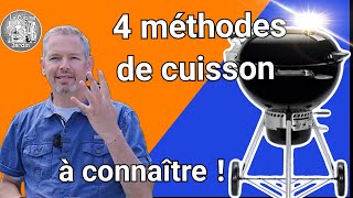 4 méthodes de cuisson à connaître au barbecue à charbon de bois [upl. by Bryana]