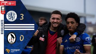 Isuzu FA Trophy Highlights Macclesfield FC 30 Coalville Town [upl. by Milburn]