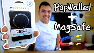 NEW PopSockets PopWallet with MagSafe REVIEW [upl. by Ahsiekim]