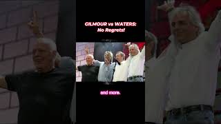 Gilmour vs Waters No Regrets shorts classicrock pinkfloyd [upl. by Eruot]