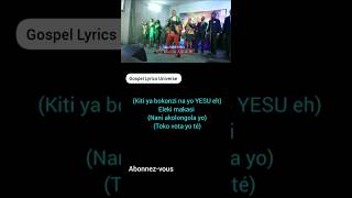 Fanda na yo paroles by GOSPEL LYRICS UNIVERSE [upl. by Savvas765]