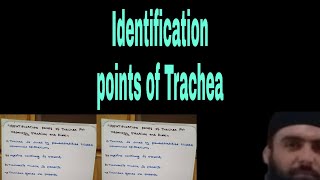 Identification points of Trachea for Histology practical and slideMBBS and BDS lectures by Dr Alam [upl. by Sara-Ann]