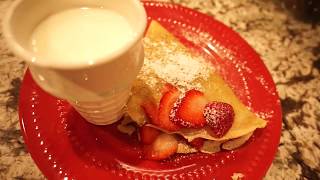 Crepas en 5 minutos  Crepas con harina para hotcakes  Crepes [upl. by Ertha256]