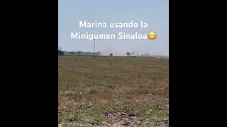 Enfrentamiento en Sinaloa Marina usa la Minigum [upl. by Eilac]