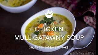 Keto Chicken Mulligatawny Soup In an Instant Pot [upl. by Lacombe]