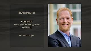 Congstar Bewerbung Reinhold Lueppen [upl. by Yneffit]