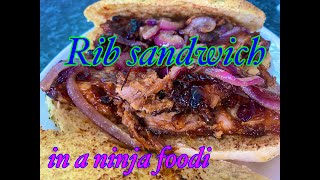 Ninja foodi rib sandwich [upl. by Rabin]