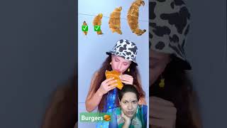 Burgers🍔viralvideo funny comedy challenge funfunnyviralvideoshortvideoshortsshort [upl. by Jessalin]