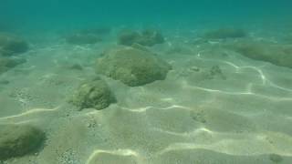 Clear water on Vrachos beach Greece 2018 [upl. by Amat]