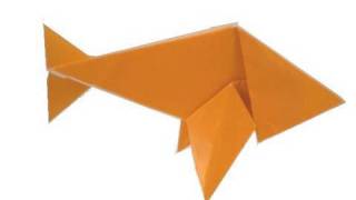 Paper Fish making for Kids  How make a Paper Fish Easy Paper Crafts DIY Tutorial [upl. by Aleedis]