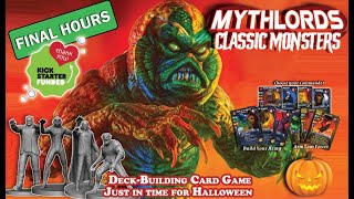 Mythlords Kickstarter Halloween Giveaway Video Classic Monsters CardGame The Winner is told [upl. by Ashling]