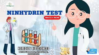 Ninhydrin Test Objective Uses heredity biosciences [upl. by Dranyar]