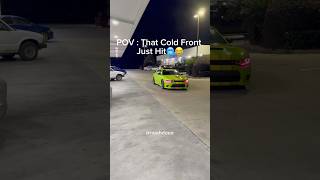 Having a SRT in the cold🥶‼️😂 viralreels srtnation coldfront trending scatpack hellcat like [upl. by Aisha827]