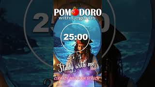 shorts study with me 2 hours with music 25 5 timer Lofi focus music for study [upl. by Nairbo200]