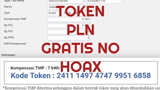 Mendapatkan TOKEN LISTRIK PLN Gratis 100 serius no hoax [upl. by Nylkaj]