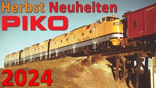 Piko Herbst Neuheiten 2024  Spur H0 und G [upl. by Minardi]