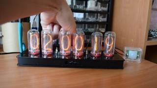 IN18 Nixie Clock brief review [upl. by Berger]