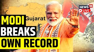 Gujarat Election Results 2022 LIVE  PM Modi Gujarat  Election Results LIVE 2022  News18 Live [upl. by Edin]