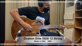 Ovation Elite 5858 12 String 1992 [upl. by Kahn]