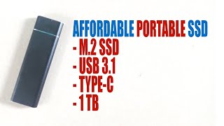 Mini Stripes SSD Mobile Solid State Drive Ultra Thin Portable Large Capacity [upl. by Arihsaj]