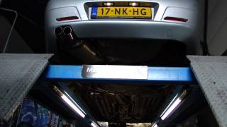 ALFA ROMEO 156 KLAPPEN AUSPUFF CUT OUT EXHAUST SYSTEM wwwauspuffpunktde [upl. by Paviour]