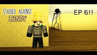 Stacked Against Bendy Ep 6 quot The Backrooms quot  Roblox Animation [upl. by Nurav]