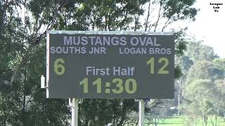 U17 Nev Blair Shield Semi Final Logan vs Souths 25082024 [upl. by Peskoff]