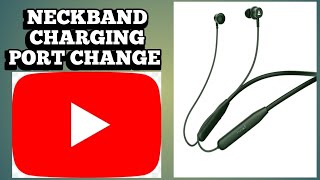 Bluetooth Neckband Charging Pin ChangeNeckband Jack Problem Neckband Changing Port Change 💯👍 [upl. by Isnam]