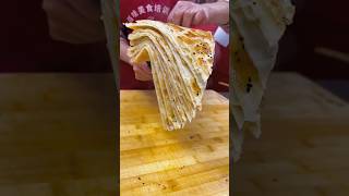 Scallion pancake cooking delicious satisfyingvideo [upl. by Asiole]