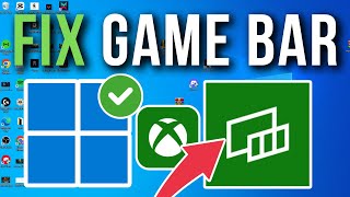 How To Fix Xbox Game Bar Not Opening Or Working  Full Tutorial [upl. by Shandra]