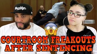 MY DAD REACTS TO Top 10 Insane Courtroom Freak Outs After Sentencing REACTION [upl. by Nilerual]