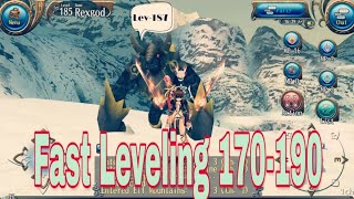 Toram online Fast leveling from 170190 [upl. by Iruj437]